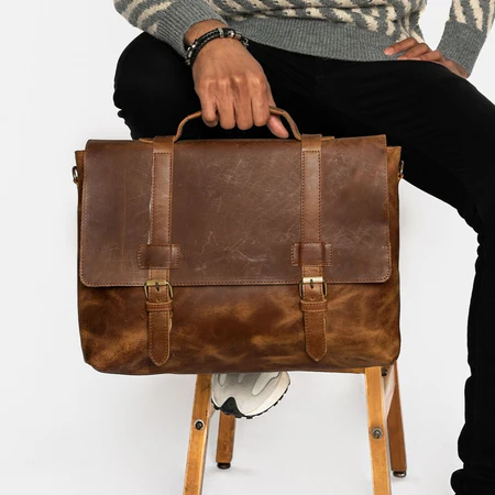 Urban Leather Messenger - Image 7