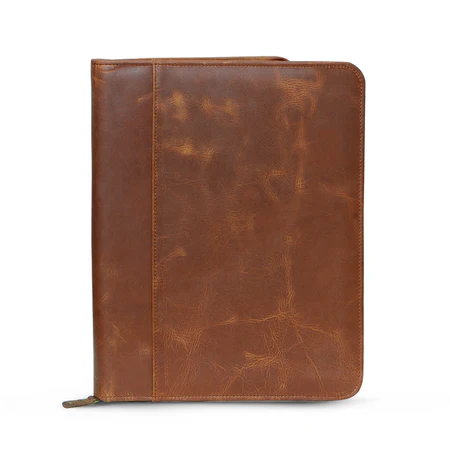 Zip Up Leather Padfolio - Image 9
