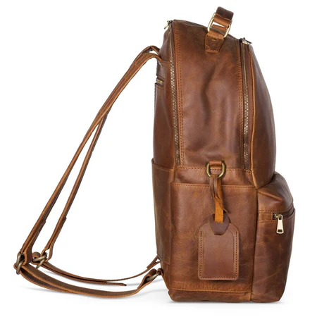 Leather Backpack Rucksack - Image 11