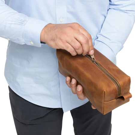 Leather Dopp Kit