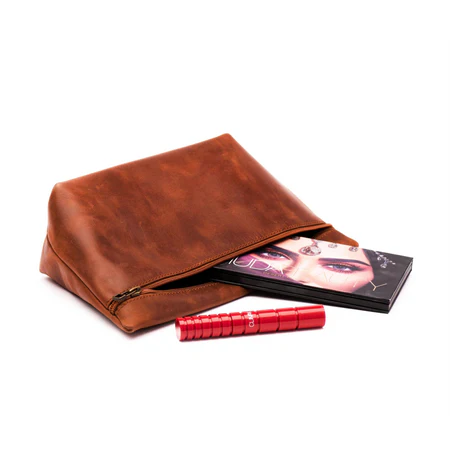 Leather Makeup Bag - Image 2